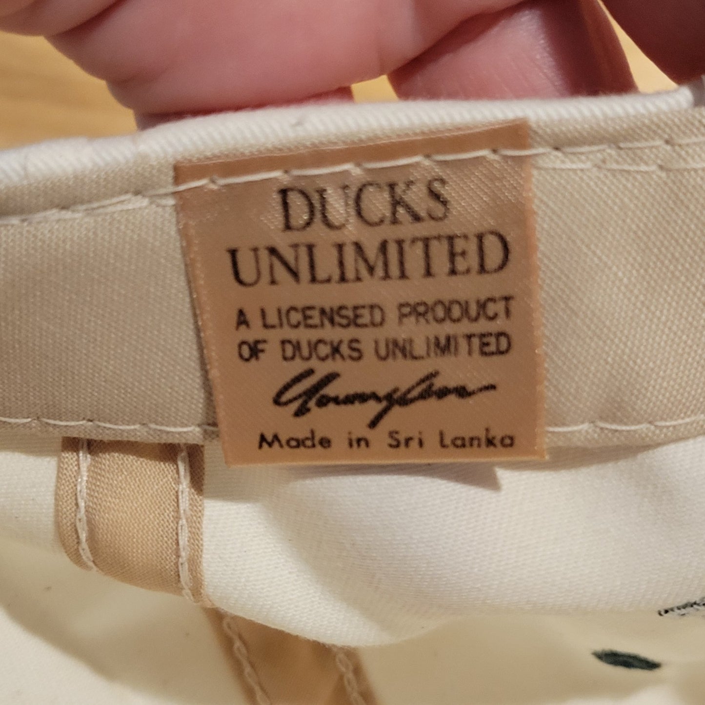 Vintage Ducks Unlimited Hat Snapback White Green DU 90s Embroidered Duck