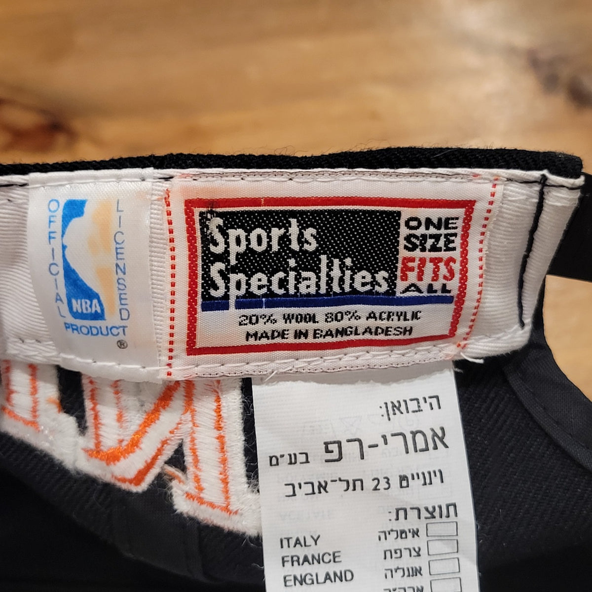 Vintage Phoenix Suns Hat Snapback Side Spell Out Wave Sports Specialties Wool