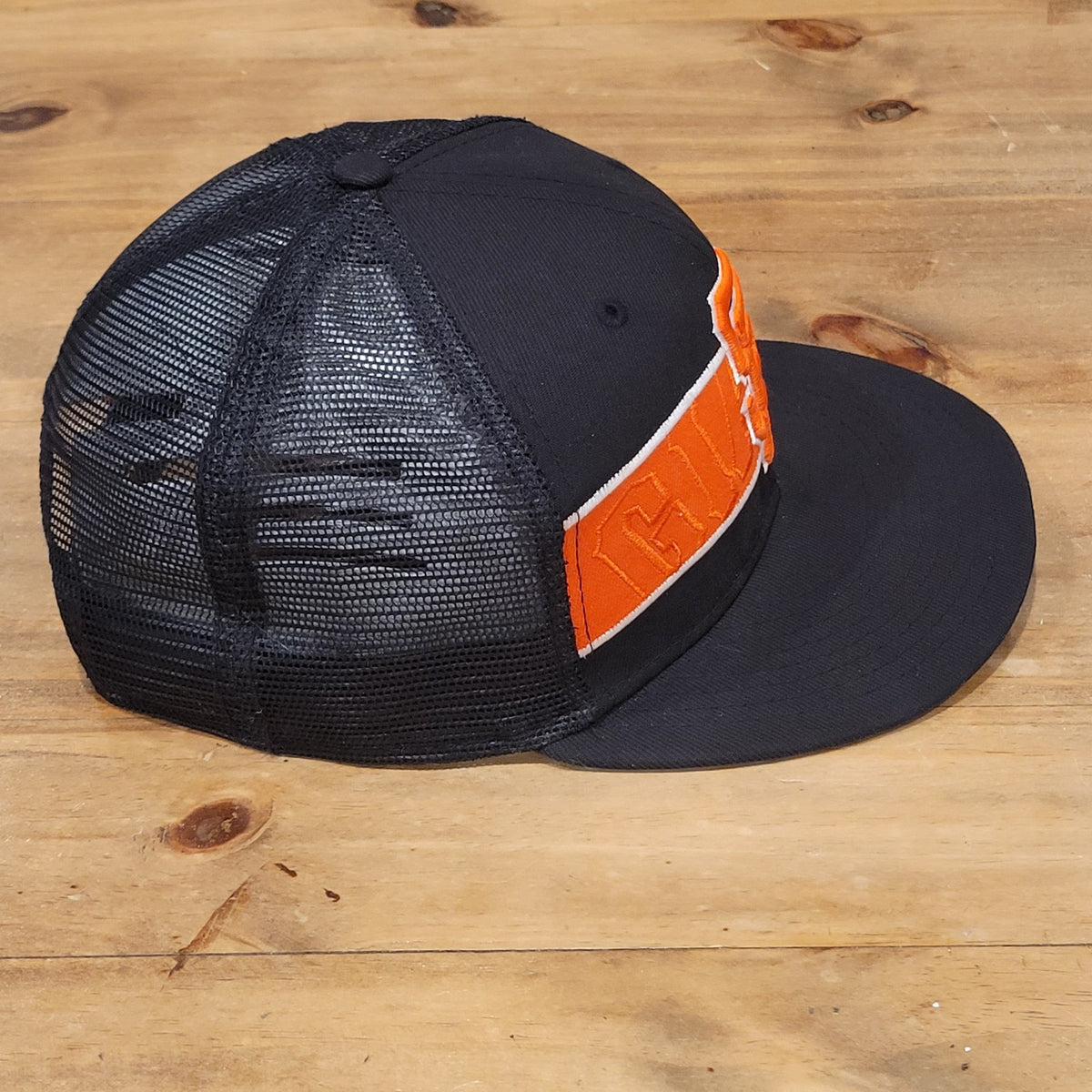 San Francisco Giants New Era Hat Snapback Black Mesh Back One Size 9Fifty