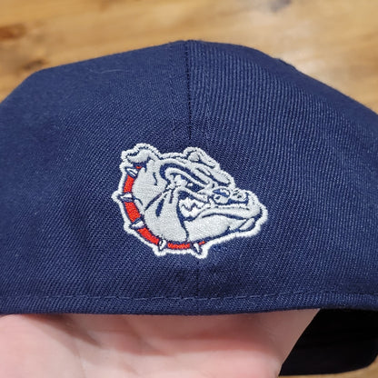 Gonzaga Bulldogs Hat New Era Size 7 3/4 Fitted Blue College 59Fifty Zags