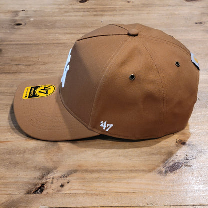 Men's Carhartt x '47  Brown New York Yankees Hitch Adjustable Hat