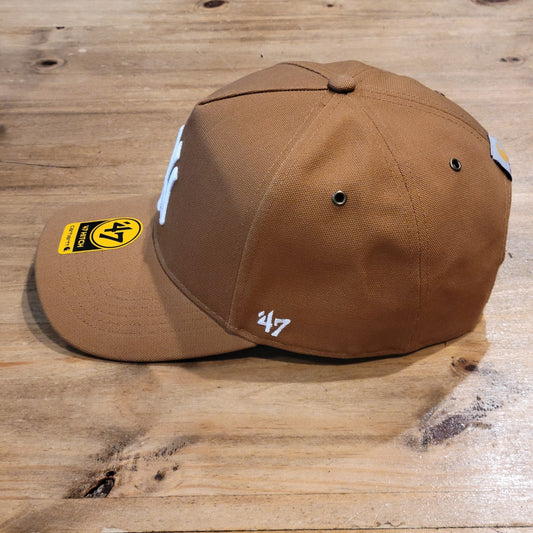 Men's Carhartt x '47  Brown New York Yankees Hitch Adjustable Hat