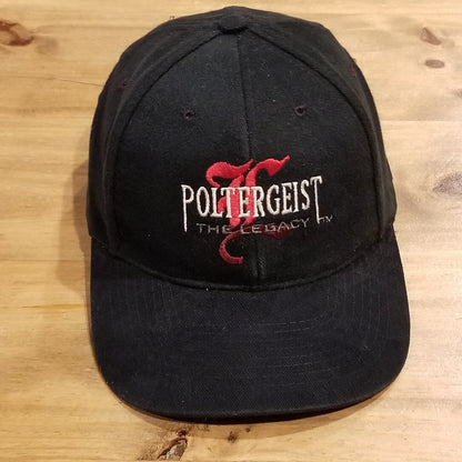 Vintage Poltergeist Legacy Hat Snapback Black TV Series Movie Horror 90s