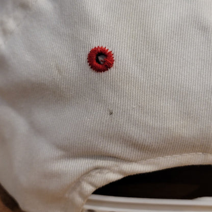 Vintage Coca Cola Hat Snapback 90s Sportsman Soda Pop White Red Coke Drink