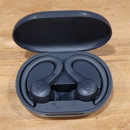 Jlab Go Sport Wireless Bluetooth Earbuds Over Ear Hook Gym Running Black