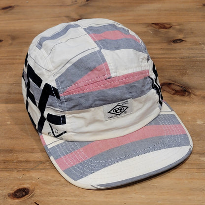 10 Deep 5 Panel Hat Cap Strap Back Adjustable Spell Out Patch One Size