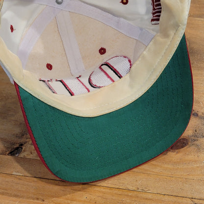 Vintage Oklahoma Sooners OU Hat Snapback 90s Logo 7 Competitor Retro White