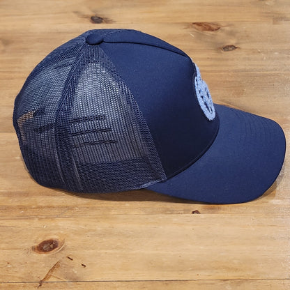 Greyson Snapback Hat Cap Mesh Back Trucker G Old English Logo Patch One Size