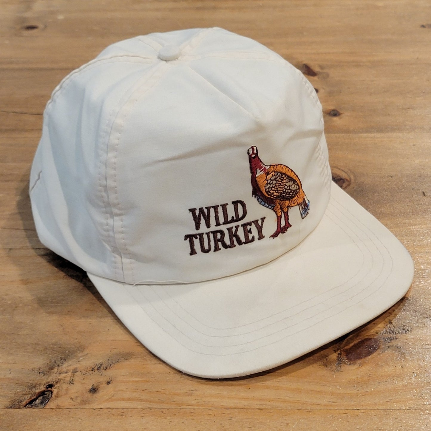 Vintage Wild Turkey Whiskey Hat Snapback 80s 90s Beer Alcohol One Size