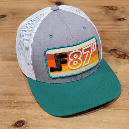 Lane Frost Hat Snapback Mesh Back Trucker 1987 LF87 Logo Western Cowboy Bull