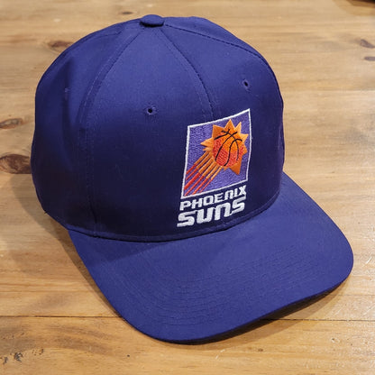 Vintage Phoenix Suns Hat Snapback ANNCO Purple Plain Logo 90s NBA Basketball