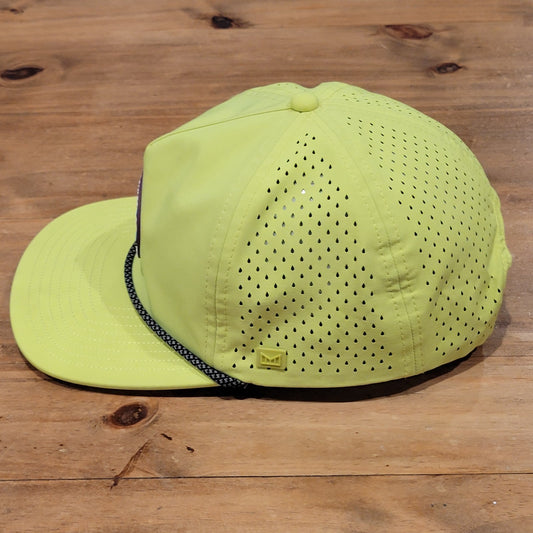 Melin Coronado Hydro Neon Collection Hat Snapback Yellow Rope Patch Stash Pocket