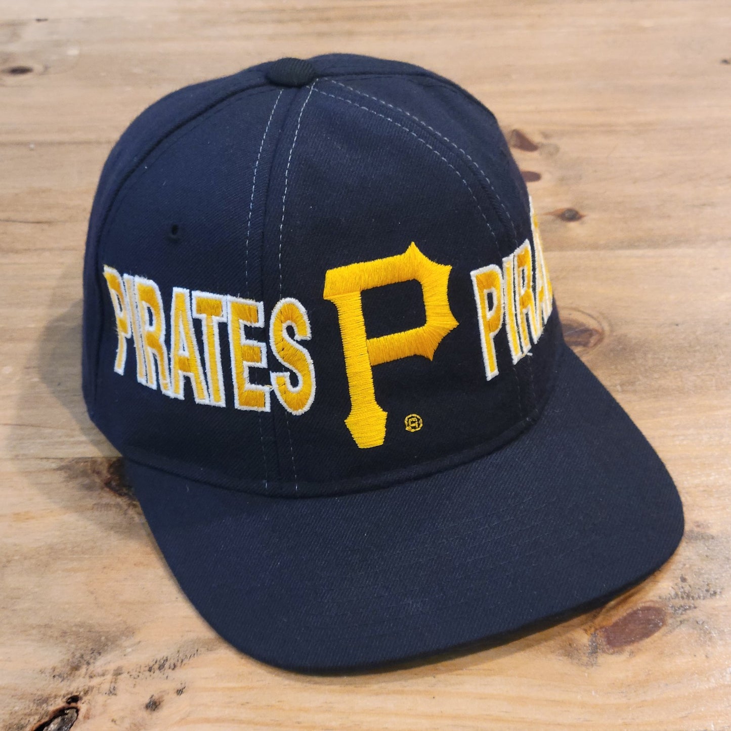 Vintage Pittsburgh Pirates Starter Hat Snapback Tri-Power Wrap Logo Wool MLB