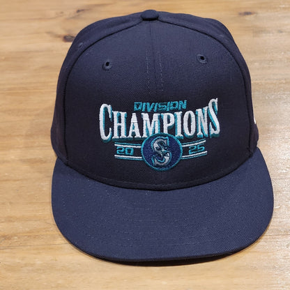 Seattle Mariners Hat New Era Snapback 2025 Division Champions MLB Baseball
