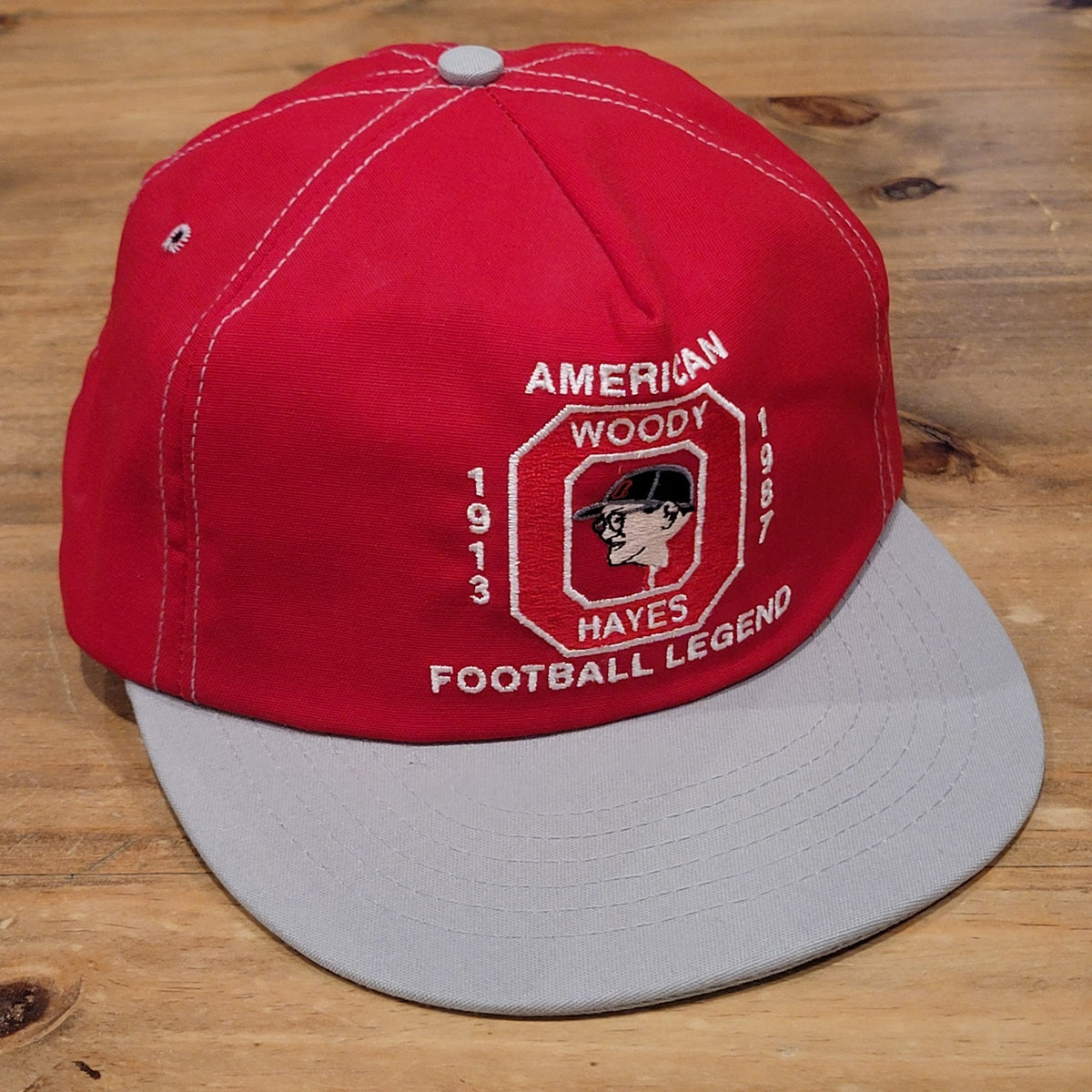 Vintage Ohio State Buckeyes Woody Hayes Hat Football Legend Made USA College