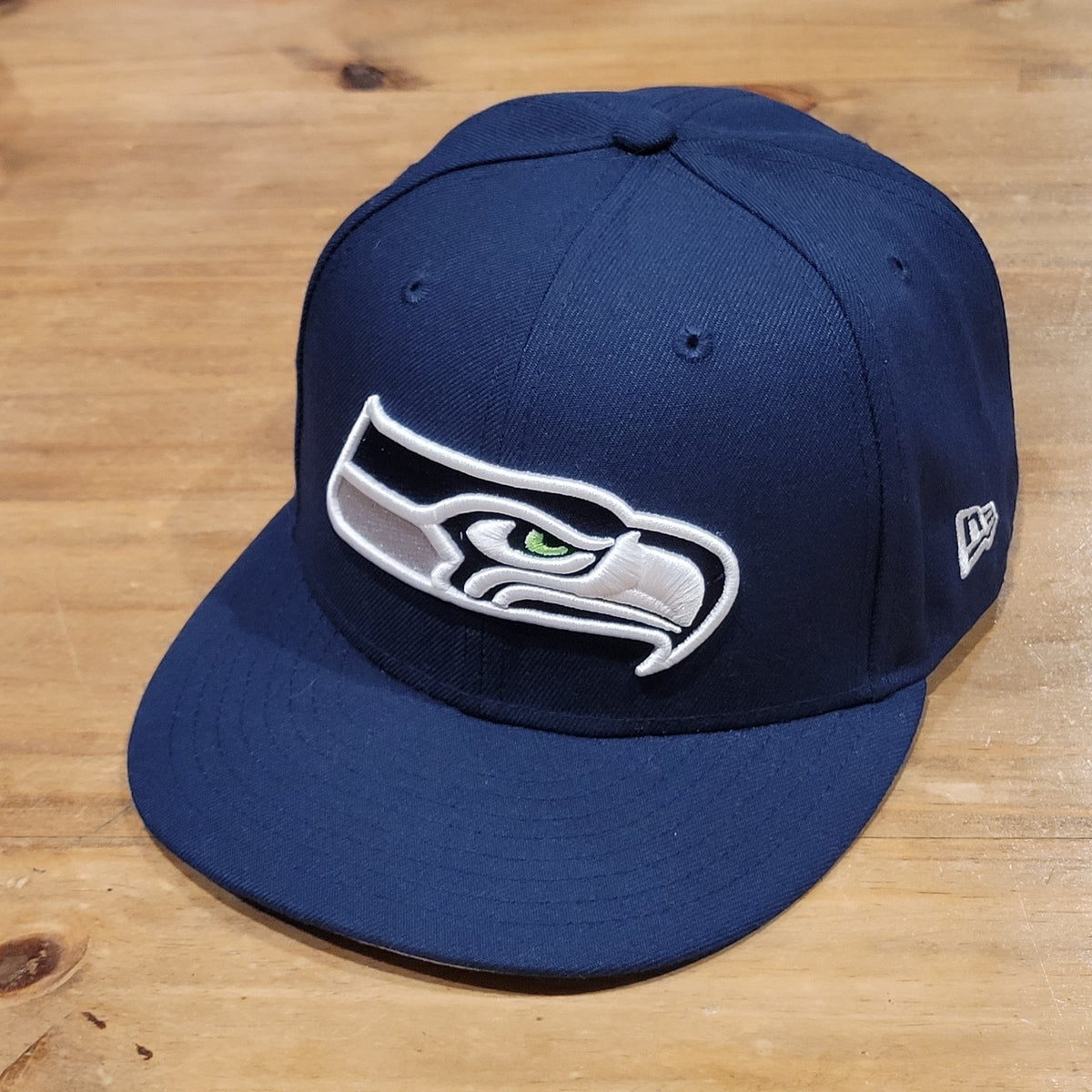 Seattle Seahawks Hat New Era Size 7 1/2 Fitted 59Fifty Blue NFL Football