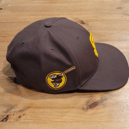 San Diego Padres Hat Snapback Brown 47 Brand One Size MLB Baseball
