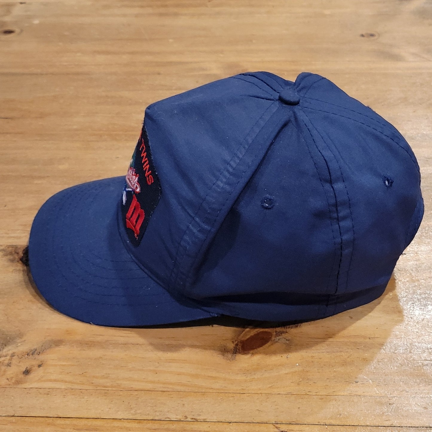 Vintage Minnesota Twins Hat Snapback Blue 1991 World Series Universal Patch