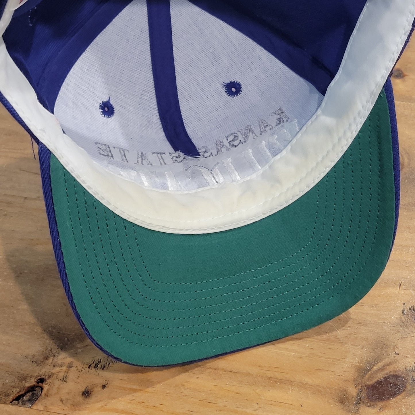 Vintage Kansas State Wildcats Hat The Game Snapback 90s Wool Blend College