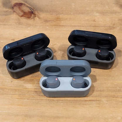 Lot of 3 Skullcandy Jib True Bluetooth Wireless Earbuds Black Gray