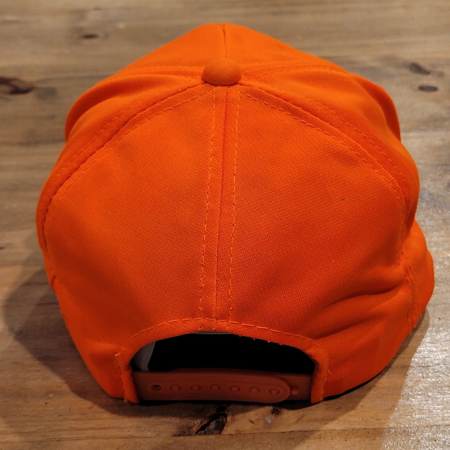 Vintage Ducks Unlimited Hat Strapback Blaze Orange  DU 90s Embroidered Duck
