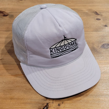 Vintage Kingdome Hat Cap Snapback Gray Seattle Washington Sports 80s 90s