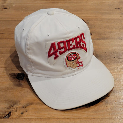 Vintage San Francisco 49ers Hat Snapback 90s Patch One Size NFL Football