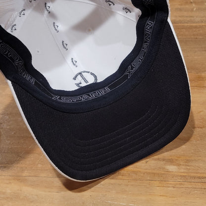 Callaway Golf Snapback Hat Cap White Mesh Back Trucker Golfer G Ball Logo