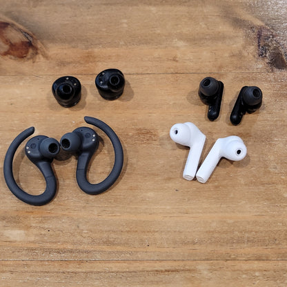 Lot of 4 Bluetooth Wireless Earbuds Skullcandy Smokin Buds Tozo T10 Jlab Sport