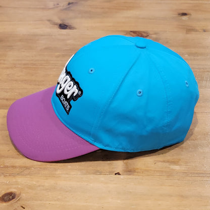 Ranger Boats Hat Snapback Blue Purple One Size Fish Fishing Lightweight