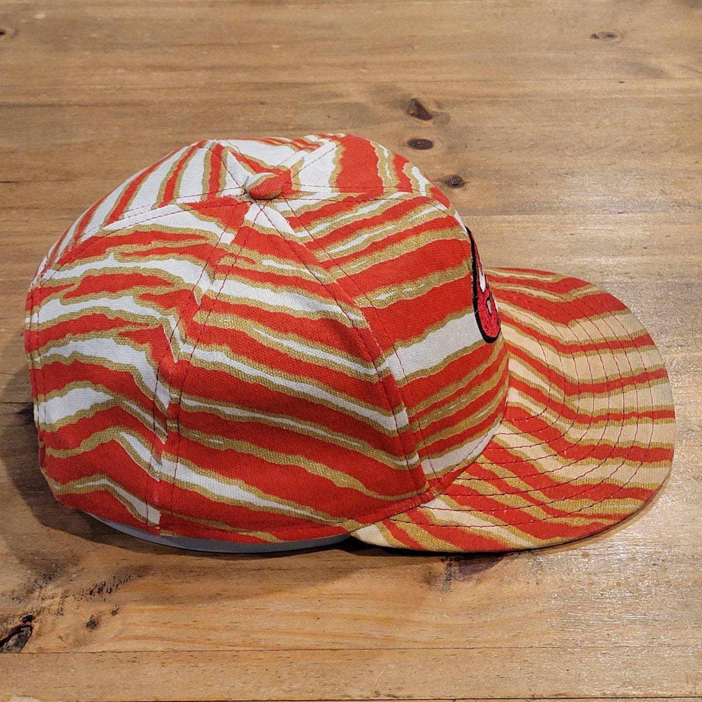 Vintage San Francisco Zubaz Hat Snapback AJD Made USA 90s Y2K NFL Football