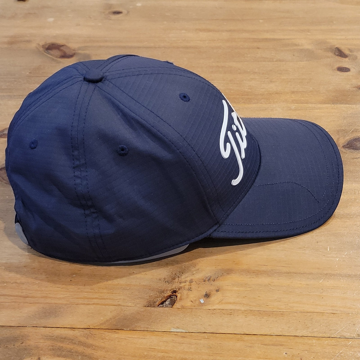 Titleist Golf Hat Strap Back Magnetic Bill Visor Blue White One Size