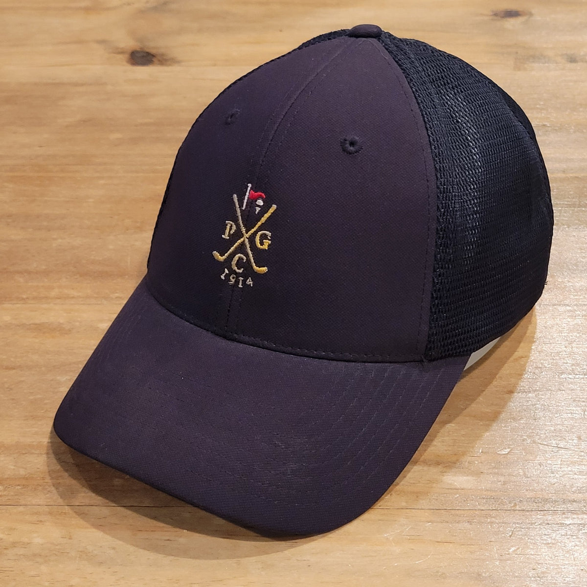 Nike Golf Hat Portland Golf Club Size S/M Flex Stretch Mesh Back Golfer