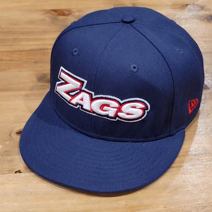 Gonzaga Bulldogs Hat New Era Size 7 3/4 Fitted Blue College 59Fifty Zags
