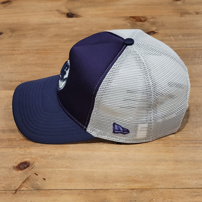 Seattle Mariners Hat Snapback New Era Trucker Mesh Back Cooperstown