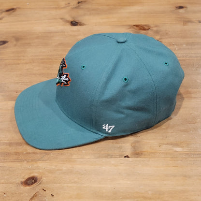 Norfolk Tides Hat Snapback MiLB Baseball Seahorse Logo Orioles 47 Brand  Wool