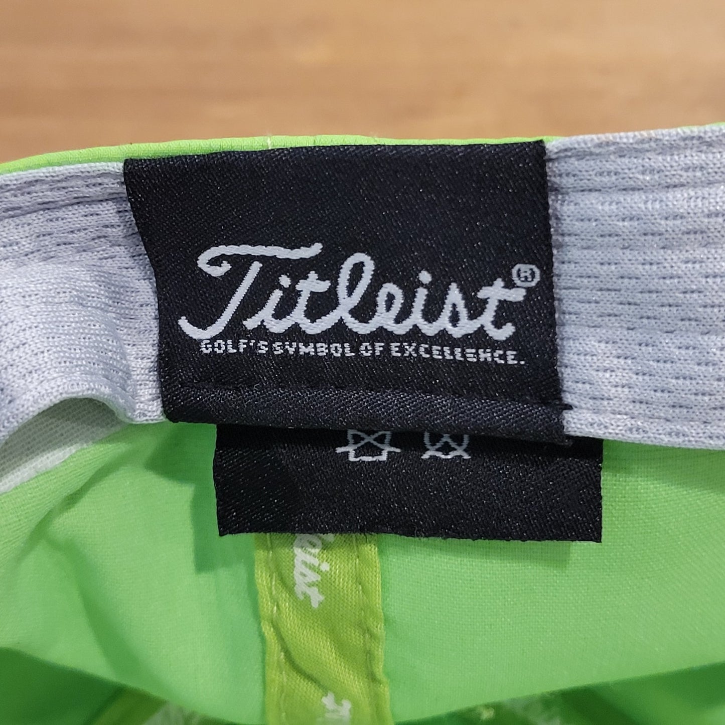 Titleist Hat Cap Strap Back Neon Green Golf Lightweight Adjustable Golfer