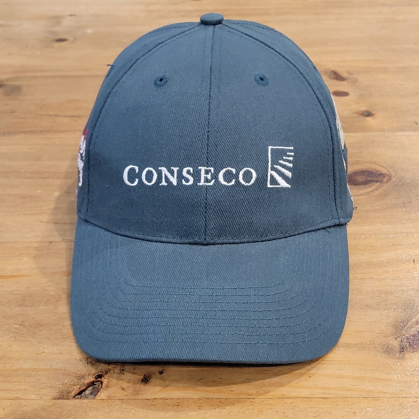 AJ Foyt Racing Conseco Hat Strap Back Green One Size Indy Car Race