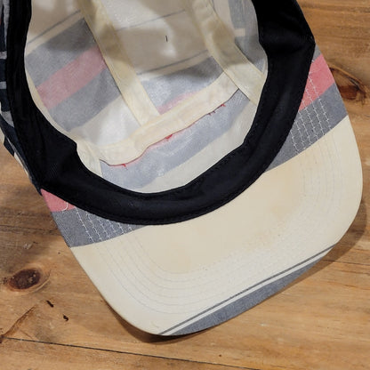 10 Deep 5 Panel Hat Cap Strap Back Adjustable Spell Out Patch One Size
