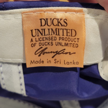 Vintage Ducks Unlimited Hat Snapback Purple Team DU Rope 90s