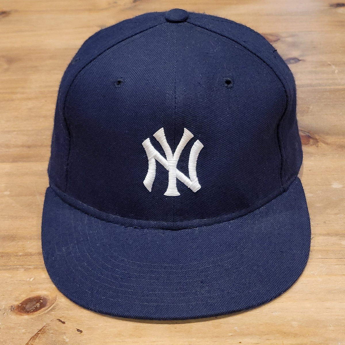 Vintage New York Yankees New Era Hat 7 1/2 Fitted Diamond Collection Pro Wool