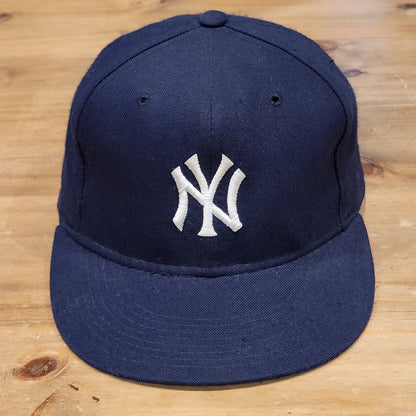 Vintage New York Yankees New Era Hat 7 1/2 Fitted Diamond Collection Pro Wool