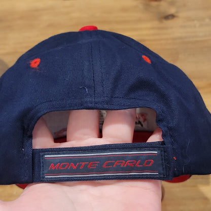 Vintage Taz Chevy Monte Carlo Hat Strap Back Tasmanian Devil Blue 90s Car Racing