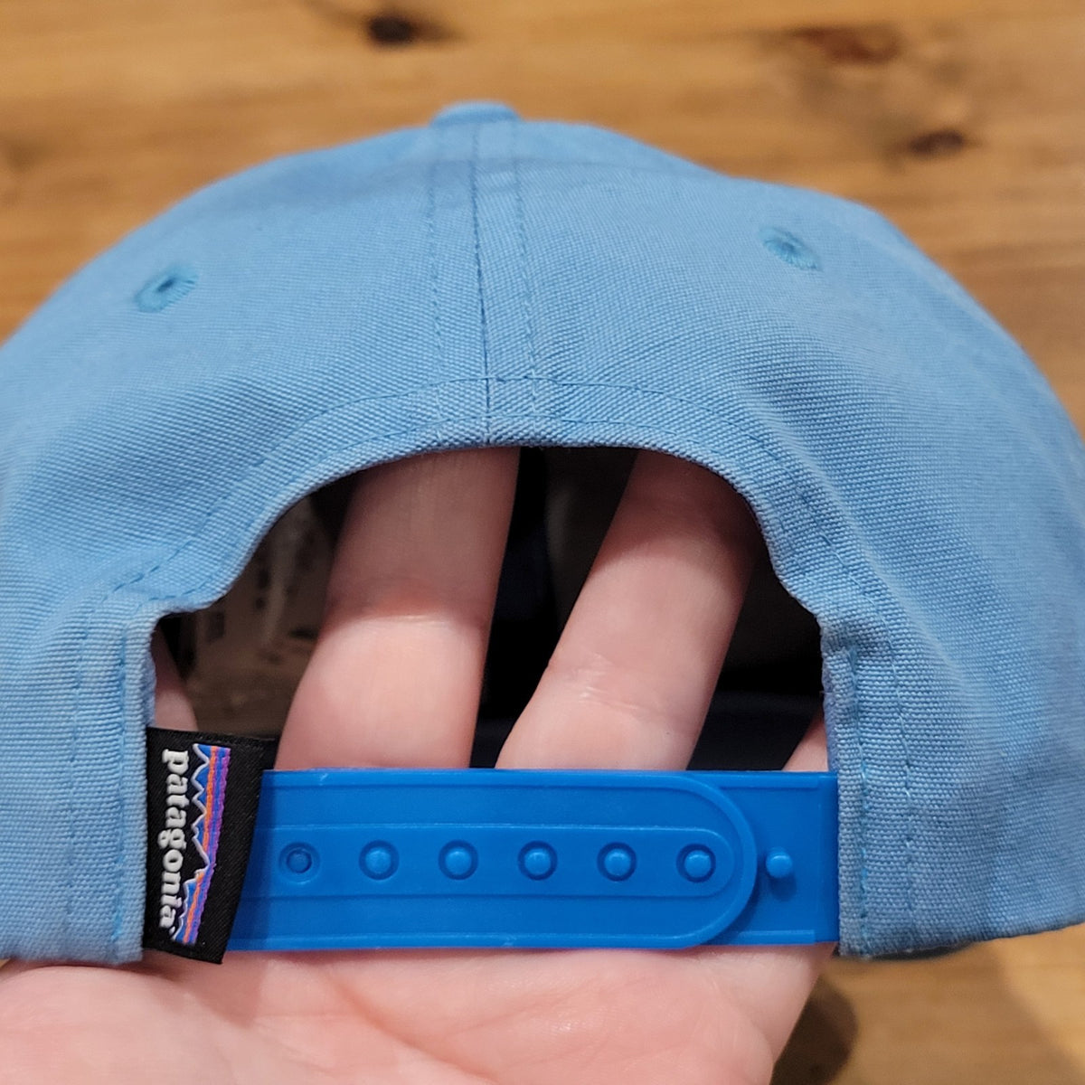 Patagonia Hat Snapback Blue Patch One Size Waves Mountains