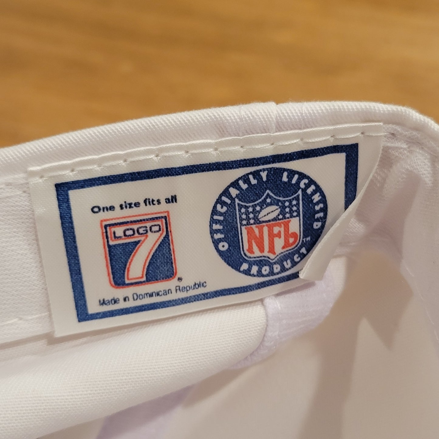 Vintage Super Bowl XXXII Hat Logo 7 NOS Denver Broncos White NFL San Diego