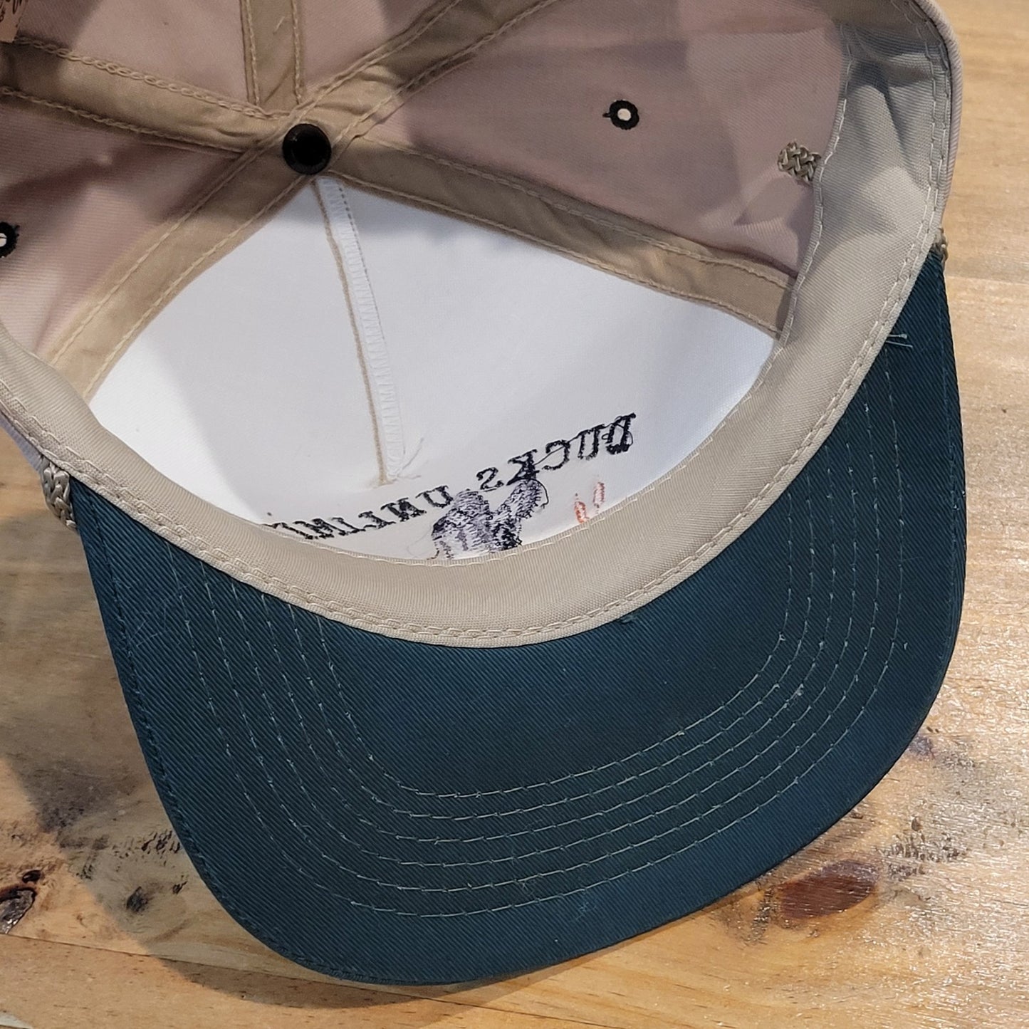 Vintage Ducks Unlimited Hat Snapback Brown Green Embroidered DU Boone County