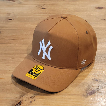 Men's Carhartt x '47  Brown New York Yankees Hitch Adjustable Hat