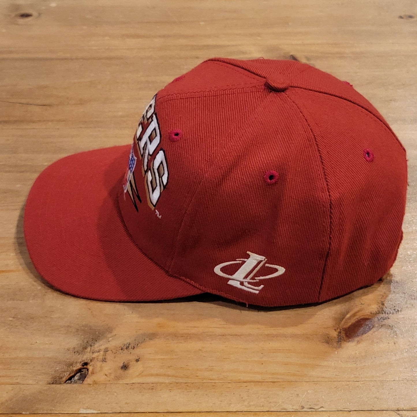 Vintage San Francisco 49ers Hat Logo Athletic Spike Diamond Wool Blend Red NFL