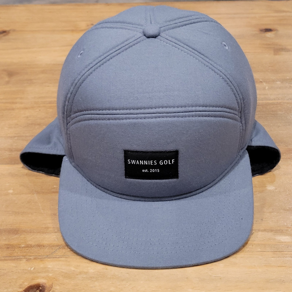 Swannies Golf Winter Hat Size L 7 3/8 Gray Fitted Sherpa Lined Trapper Outdoor