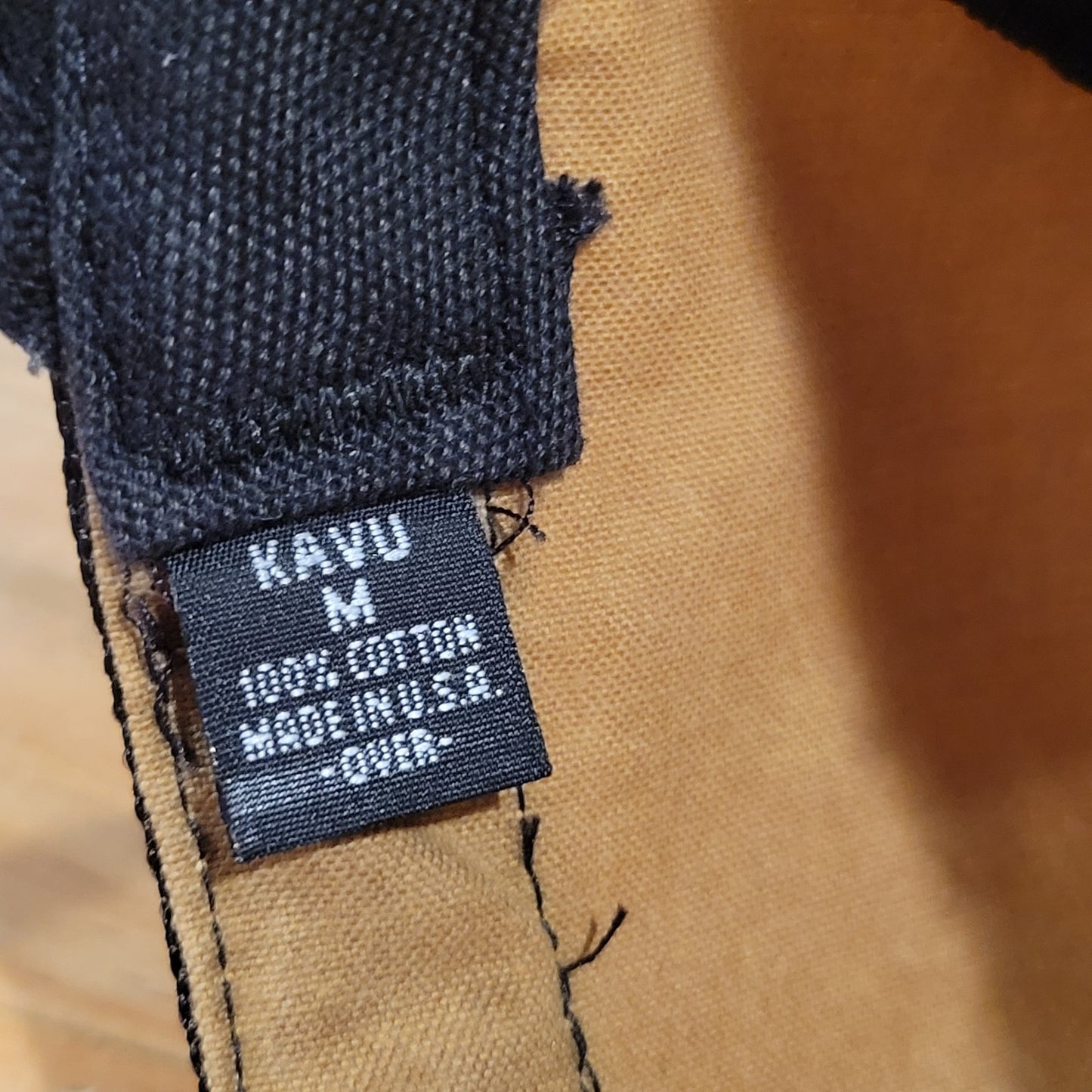 Trident Seafoods Kavu Hat Size M Adjustable Brown Canvas Sand Point Alaska